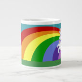 Tasse de spécialité de licorne et d'arc-en-ciel (Devant)