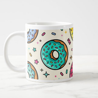 Tasse de spécialité géante motif donut
