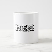 Tasse de Spécialité Jumbo de Style de Texte de Cou (Devant)