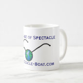Tasse de spectacle de S/V dans le blanc (Devant droit)