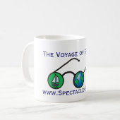 Tasse de spectacle de S/V dans le blanc (Devant gauche)