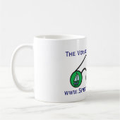 Tasse de spectacle de S/V dans le blanc (Gauche)