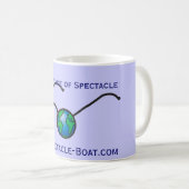 Tasse de spectacle de S/V dans le bleu (Devant droit)