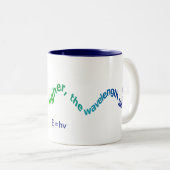 Tasse de spectre de couleur de longueur d'onde (Devant droit)