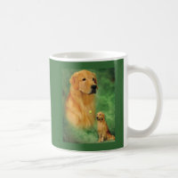 Tasse de Spencer de golden retriever