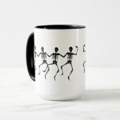 Tasse de squelette de danse (Devant gauche)