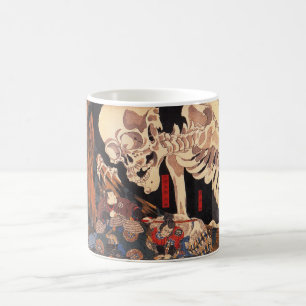 Tasse de squelette de Kuniyoshi
