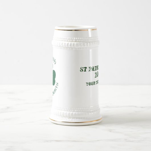 Tasse de St Patty customisée (Centre)