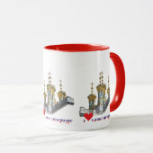 Tasse de St. Peters-château Russie Russia (Devant droit)