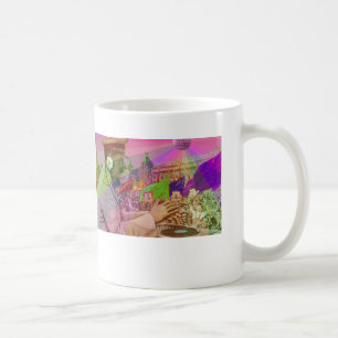 Tasse de Stalin d'arc-en-ciel du DJ