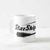 Tasse de StarShipSofa Rocket (Devant gauche)