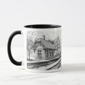 Tasse de station de train de montagnes (Gauche)