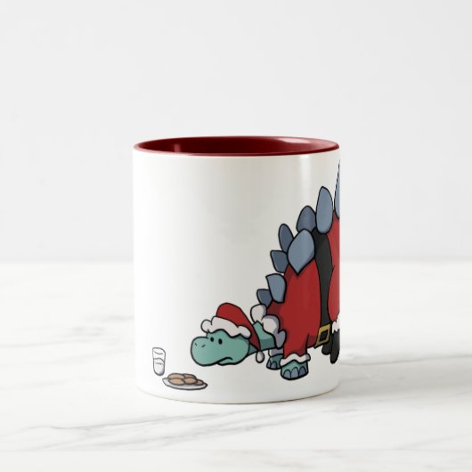 Tasse de Stegosaurus de Père Noël (Centre)