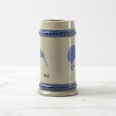 Tasse de Stein de bière de kiwi de la Nouvelle (Centre)