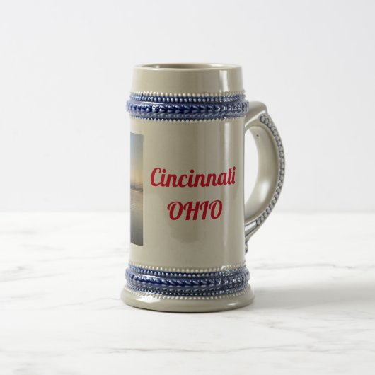 Tasse de Stein de Cincinnati Ohio (Devant droit)