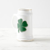 Tasse de Stein de shamrock (Devant gauche)