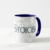 Tasse de stoïcisme avec stoa encadré (Devant droit)