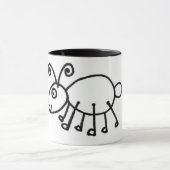 tasse de style bohème de fourmi (Centre)