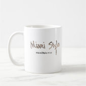 Tasse de style de Miami (Gauche)