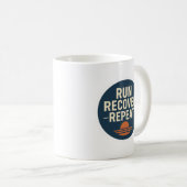 Tasse de style de vie de course à pied « Courir. R (Devant droit)