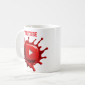 Tasse de style d'image YouTube (Devant gauche)