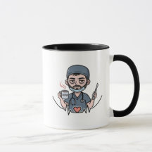 Tasse de style médical (version masculine)