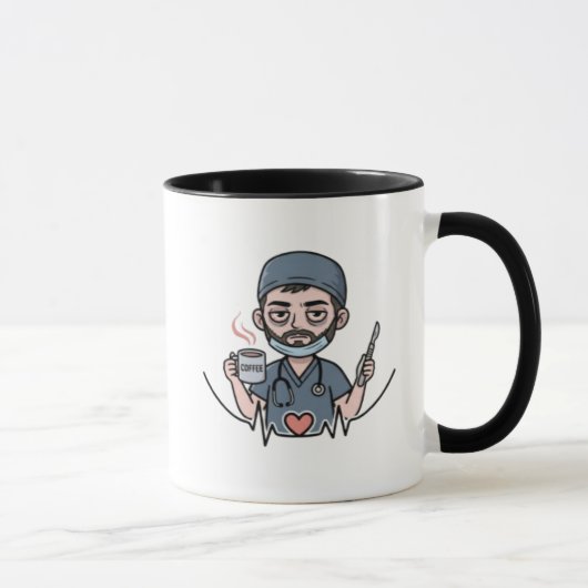 Tasse de style médical (version masculine) (Droite)
