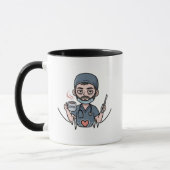 Tasse de style médical (version masculine) (Gauche)