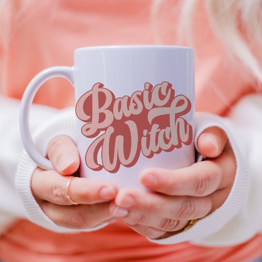 Tasse de style rétro Basic Witch
