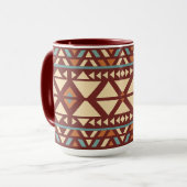 Tasse de style sud-ouest géométrique moderne (Devant gauche)
