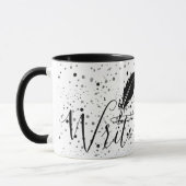 Tasse de stylo de quill personnalisé (Gauche)