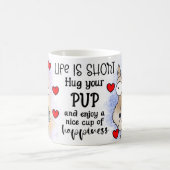 Tasse de sublimation de chien (Centre)
