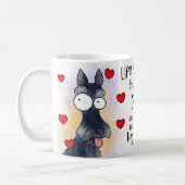 Tasse de sublimation de chien (Gauche)