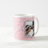 Tasse de sublimation de photo Wrap de mug rose (Devant droit)