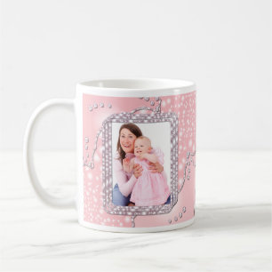 Tasse de sublimation de photo Wrap de mug rose