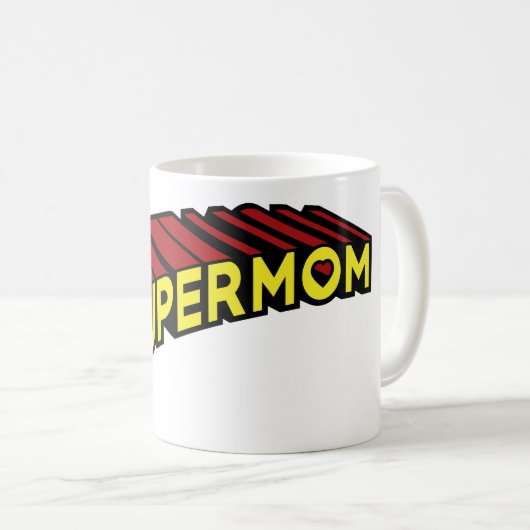 Tasse de Supermom (Devant droit)
