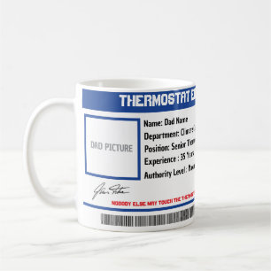Tasse de superviseur de thermostat personnalisée p