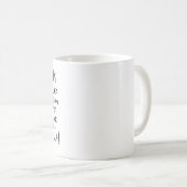 Tasse "de support et unie" (Devant droit)