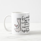 Tasse "de support et unie" (Gauche)