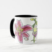 Tasse de surcharge de fleur (Devant gauche)