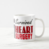 Tasse de survivant de chirurgie cardiaque