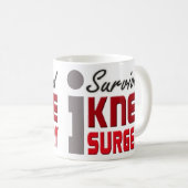 Tasse de survivant de chirurgie de genou (Devant droit)