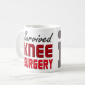 Tasse de survivant de chirurgie de genou (Devant gauche)