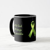 Tasse de survivant de lymphome (Devant gauche)