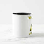 Tasse de symbole d'alerte laser (Centre)