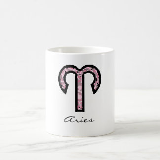 Tasse de symbole de Bélier (style 1_pink)