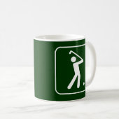 Tasse de symbole de golf (Devant droit)