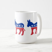 Tasse de symbole de Parti démocrate (Devant droit)