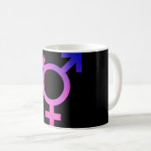 Tasse de symbole de transsexuel (Devant droit)