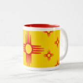 Tasse de symbole de Zia Sun (Devant droit)